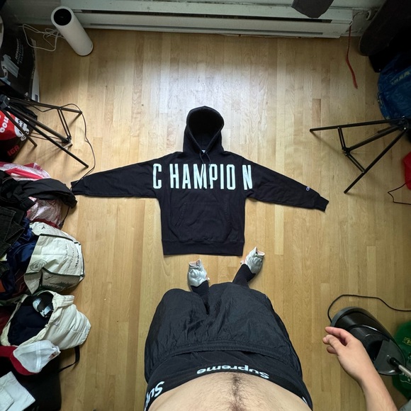 Vintage Champion Reserve Weave Hoodie Big Special Logo 90S - Picture 1 of 7